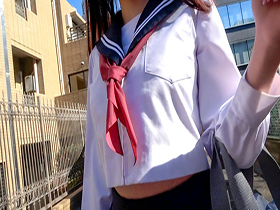 円女交際中出しoK18歳 予約の取れないFカップ円光娘 唯奈みつき サンプル動画サムネイル